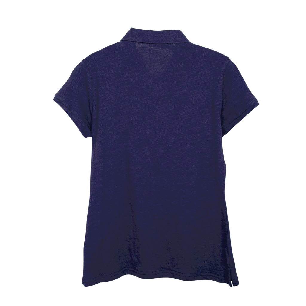 Polo de Algodón Manga Corta, azul Petróleo