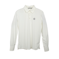 Polo Técnico de Manga Larga con protección solar, blanco