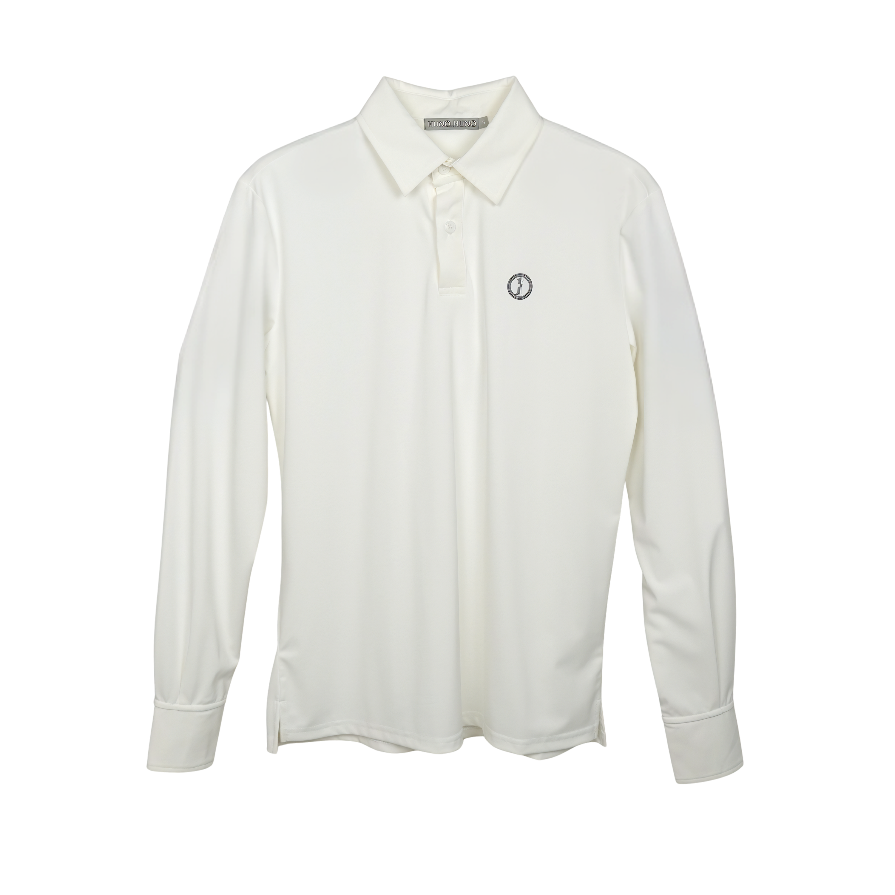 Polo Técnico de Manga Larga con protección solar, blanco