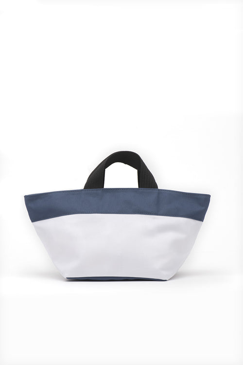 Bolso Manhattan Blanco / Azul