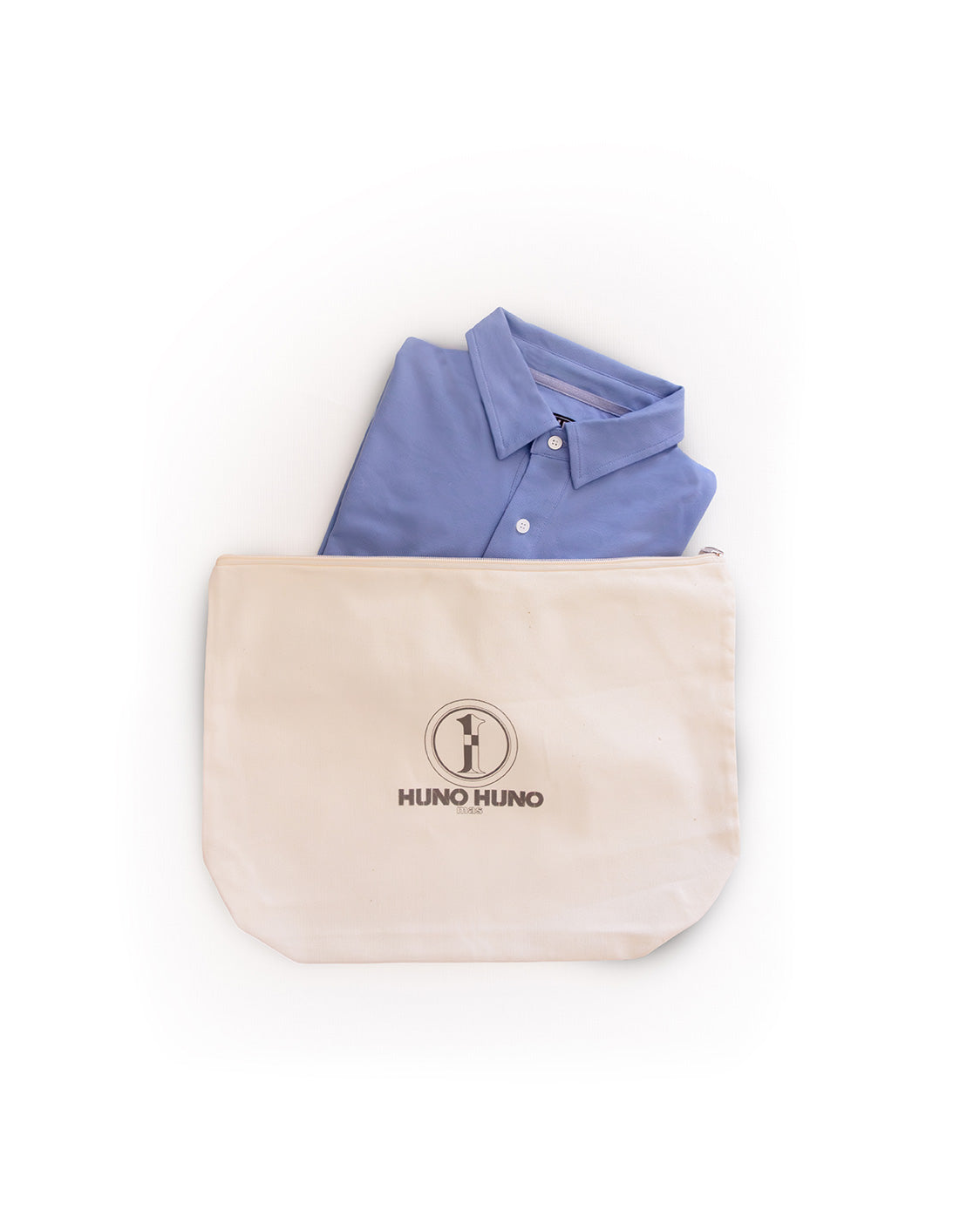 Polo de Piqué Manga Corta Azul Glaciar