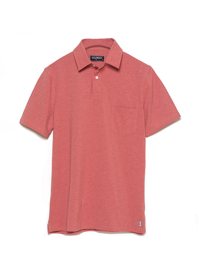 Polo de Piqué Manga Corta Frambuesa